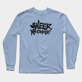 Sneer Records Black Logo Long Sleeve T-Shirt